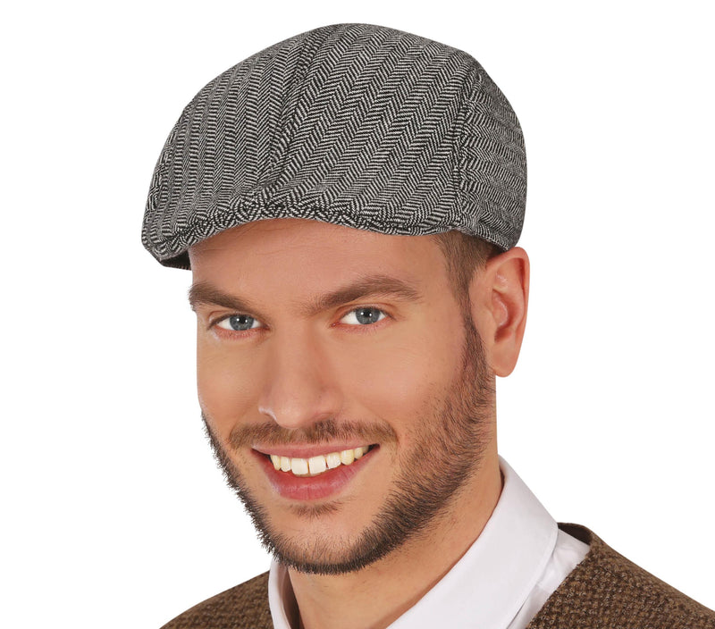 ENGLISH HERRINGBONE BERET
