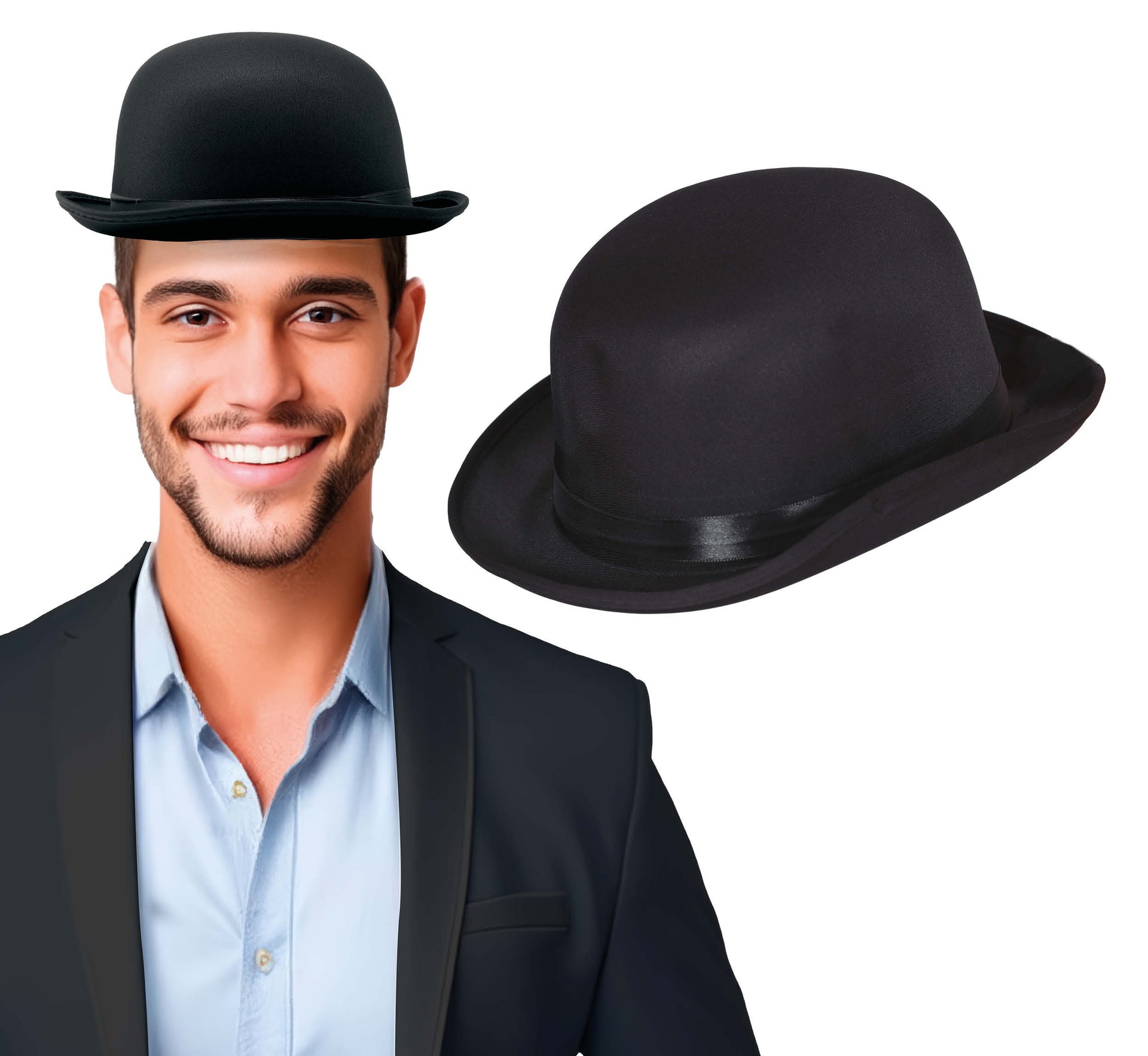 HIGH QUALITY ADULT BLACK SATIN BOMBIN