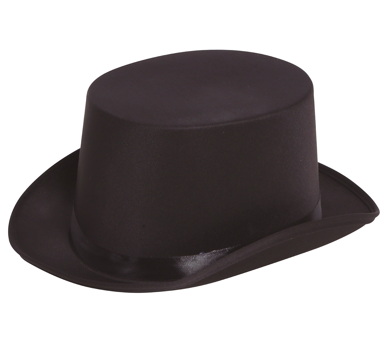 HAT, SATIN, HIGH QUALITY BLACK ADULT