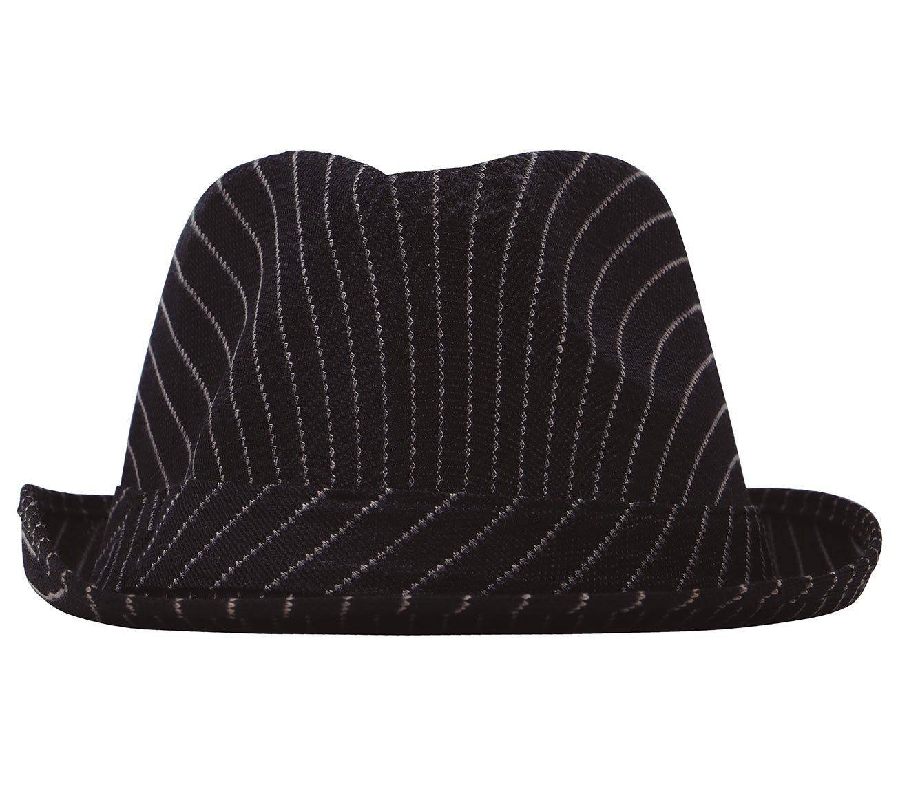 BLACK STRIPED GANGSTER HAT