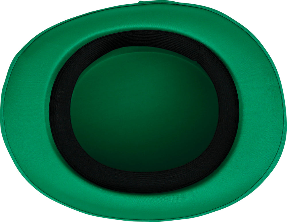 HIGH QUALITY GREEN SATIN HAT