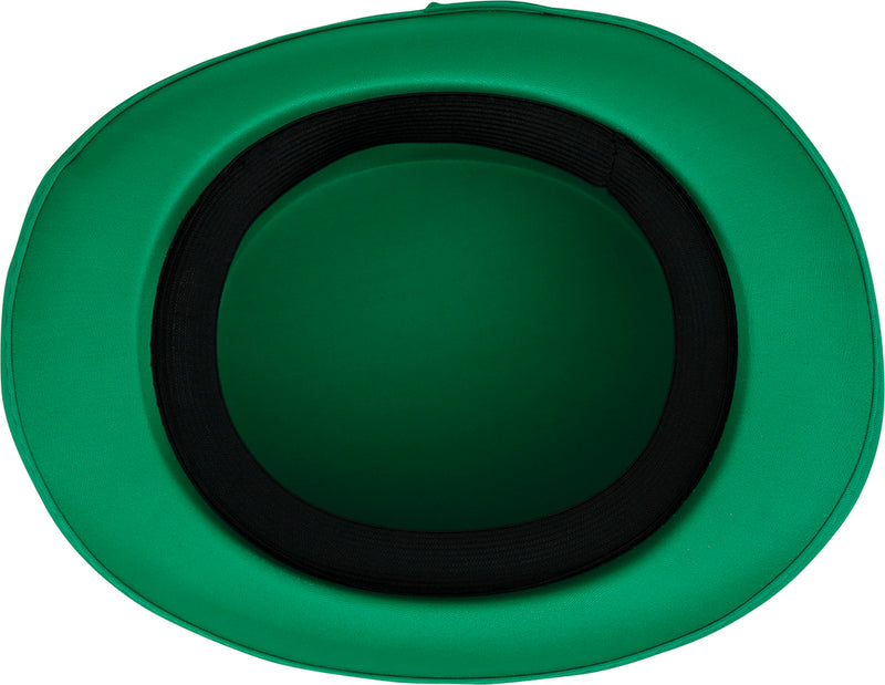 HIGH QUALITY GREEN SATIN HAT