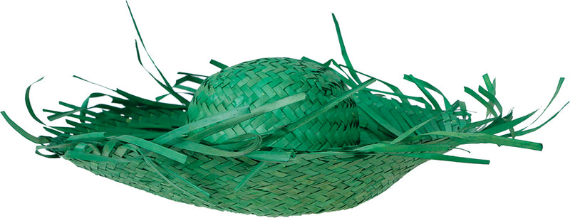 HAT SCARECROW GREEN STRAW