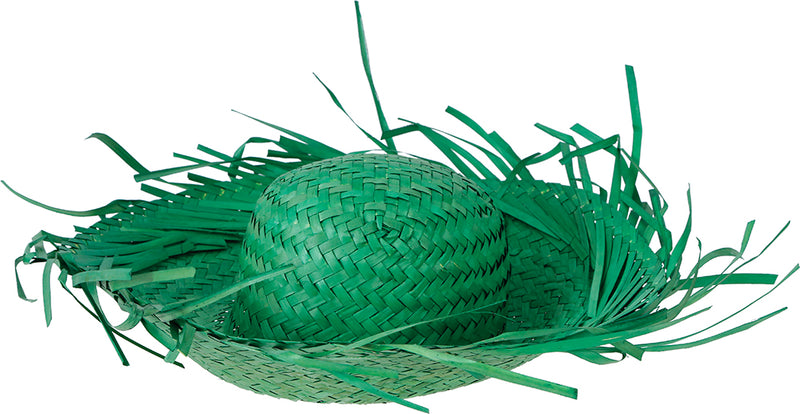 HAT SCARECROW GREEN STRAW