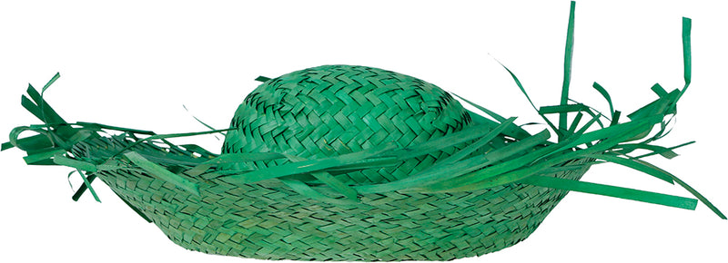 HAT SCARECROW GREEN STRAW