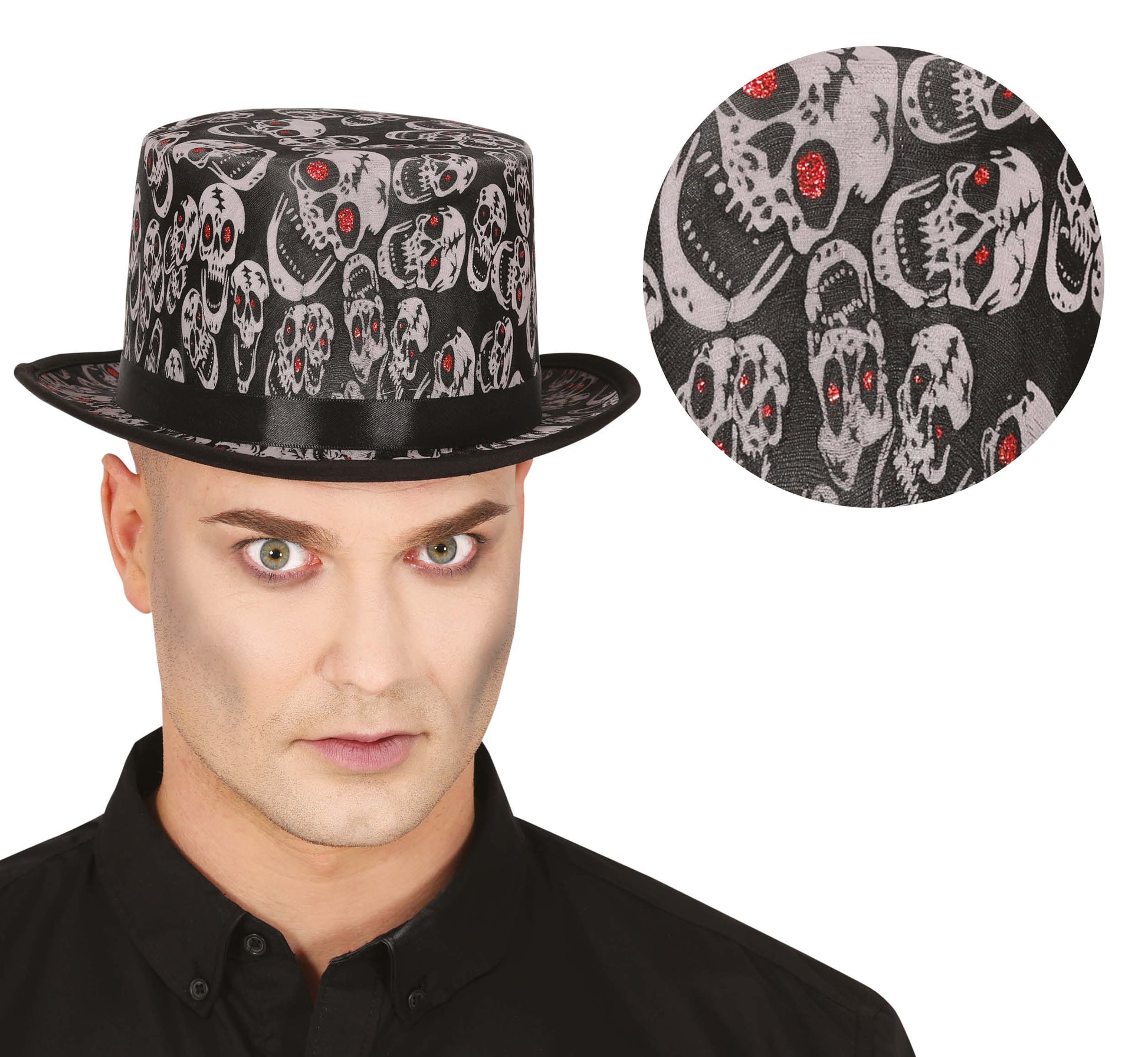 HAT WITH SKULLS