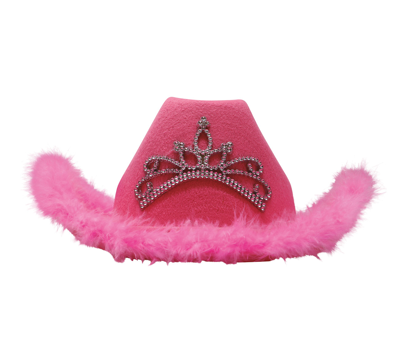 PINK COWBOY HAT WITH HEADBAND
