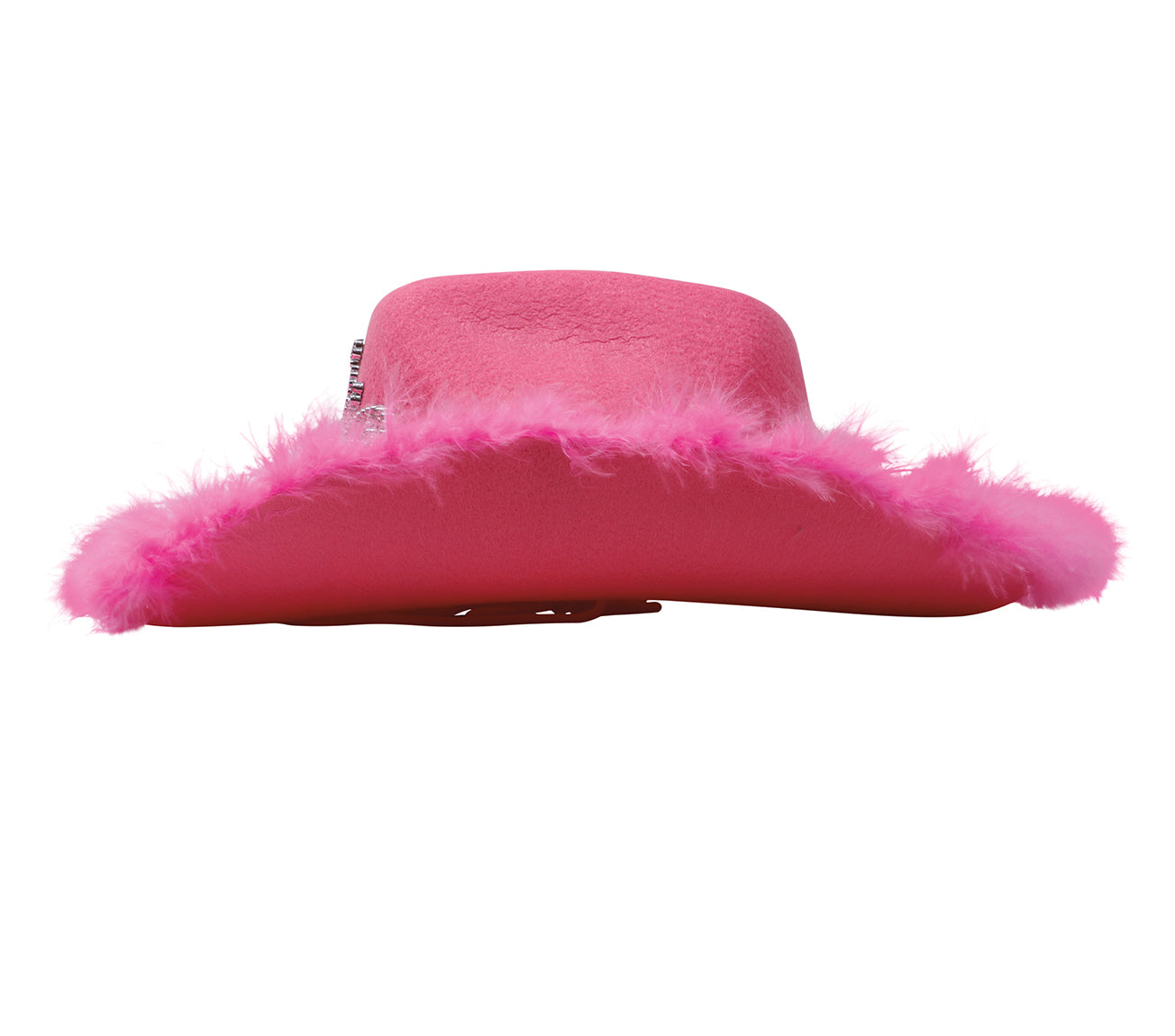 PINK COWBOY HAT WITH HEADBAND