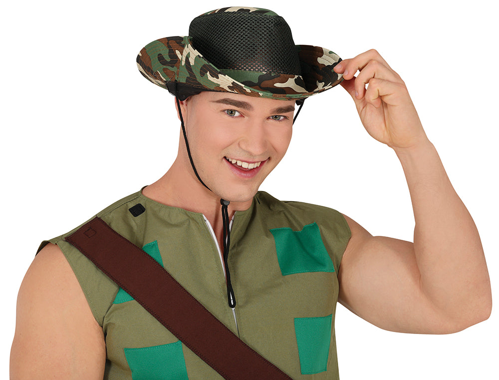 BREATHABLE CAMOUFLAGE HAT, ADULTS