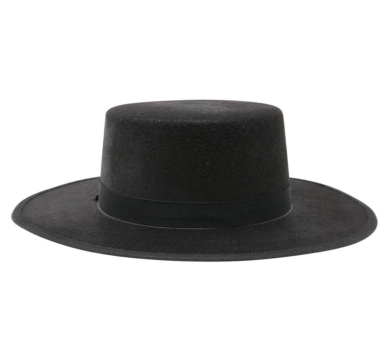 BLACK FELT FLAMENCO HAT
