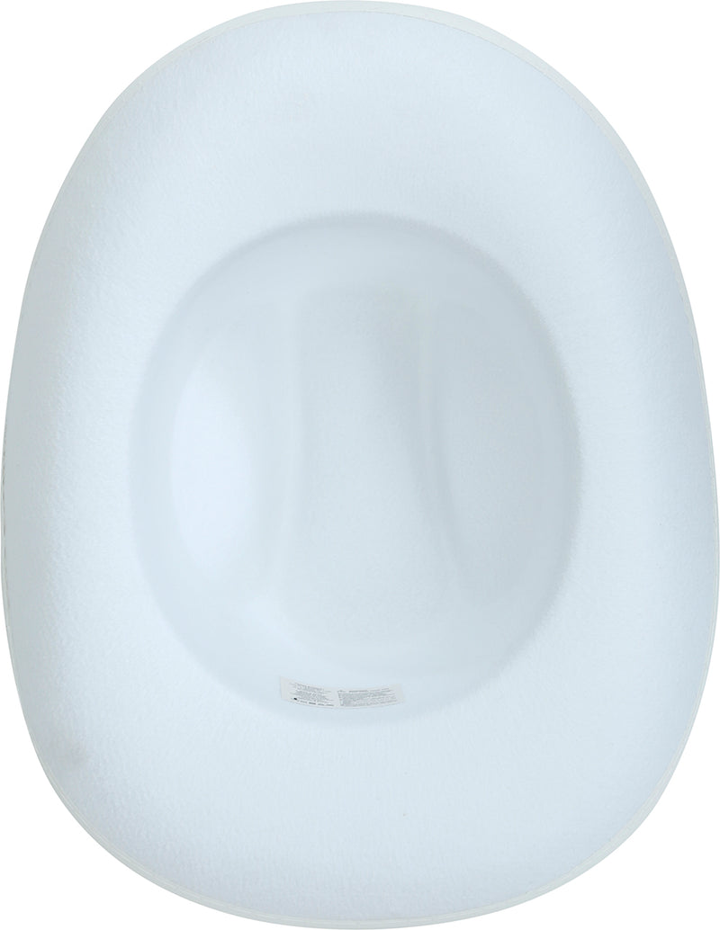 WHITE FELT COWBOY HAT