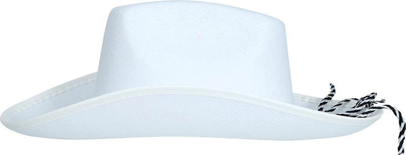WHITE FELT COWBOY HAT