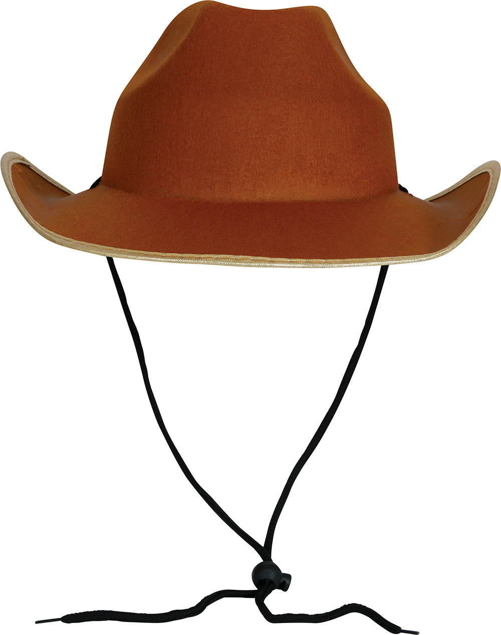 BROWN FELT COWBOY HAT