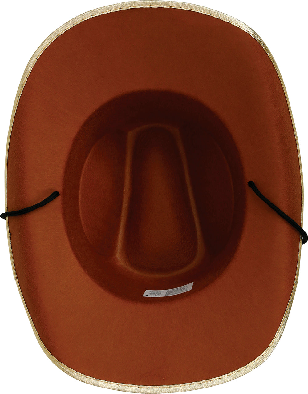 BROWN FELT COWBOY HAT