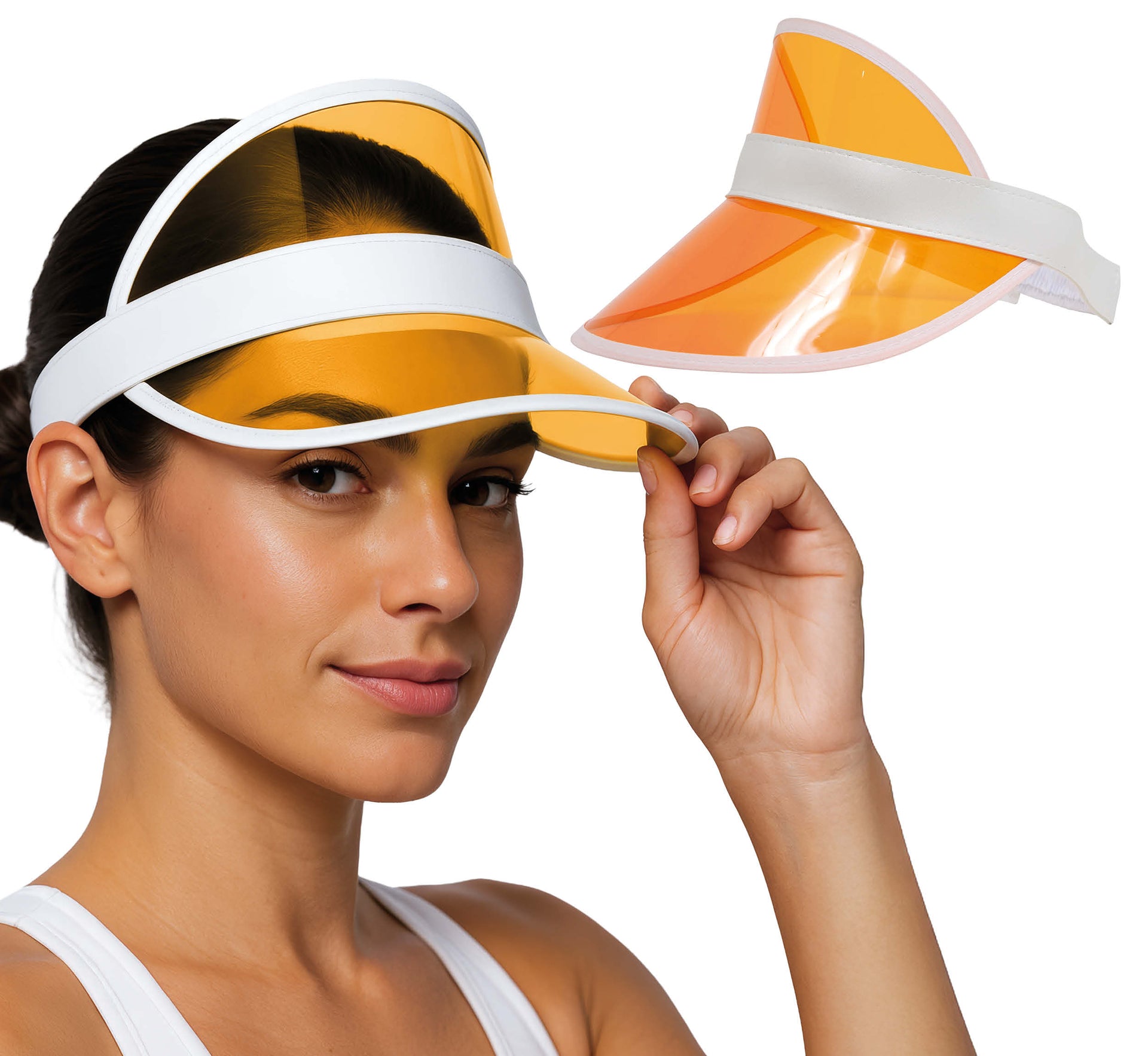 80S VISOR HAT TRANSPARENT