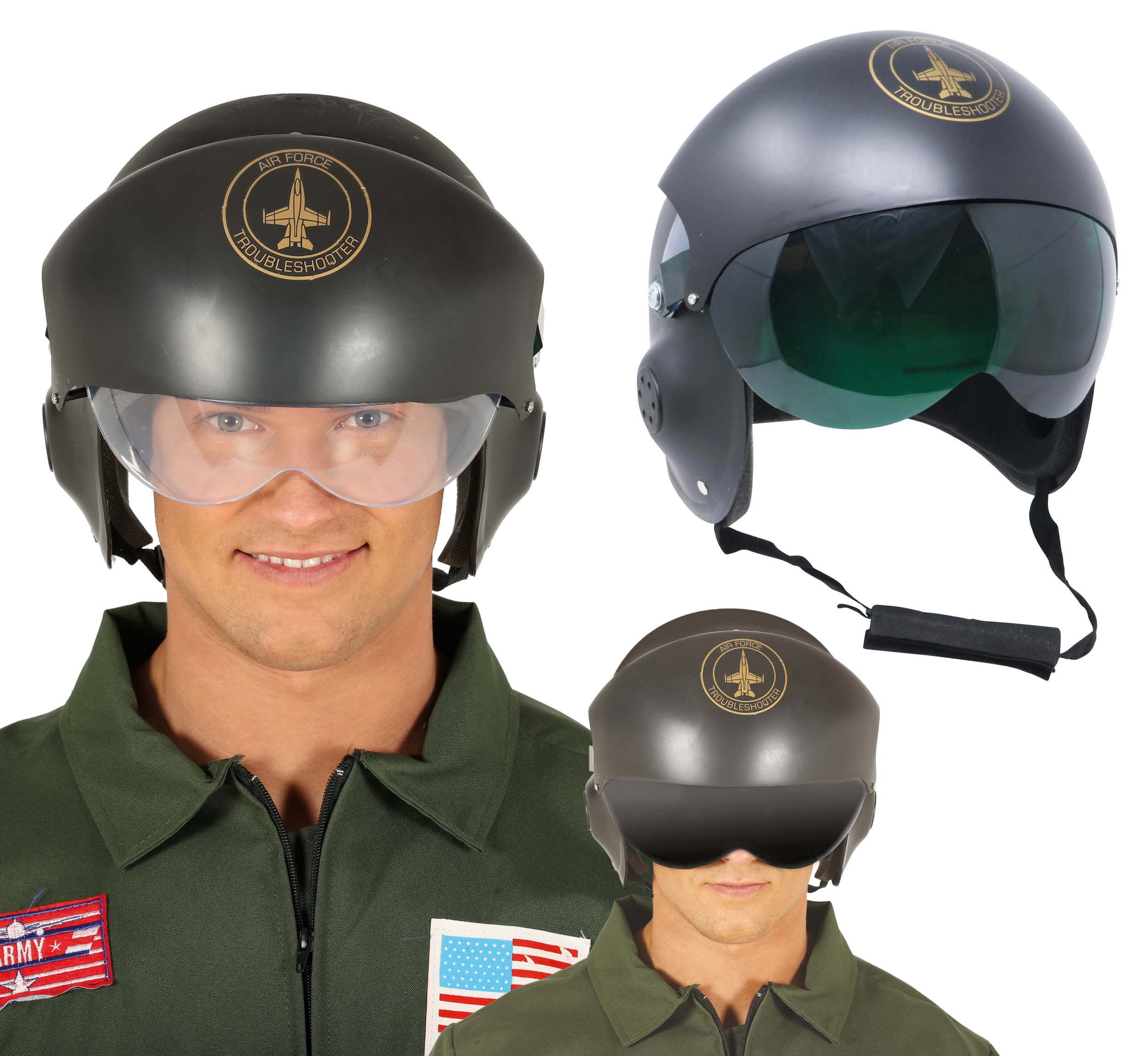 DELUXE FIGHTER PILOT HELMET