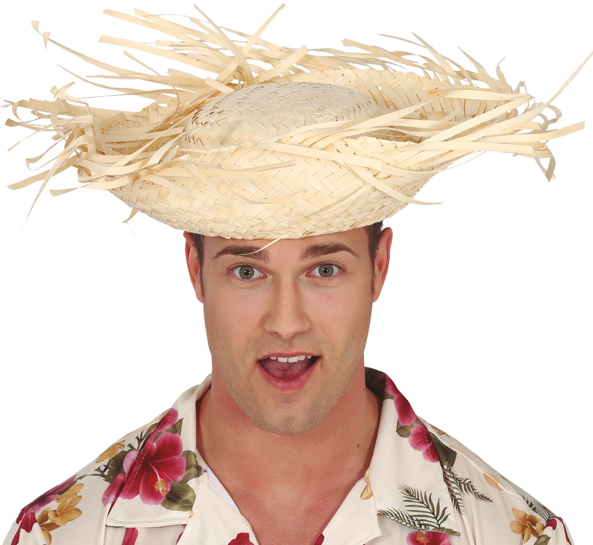 STRAW SCARECROW HAT