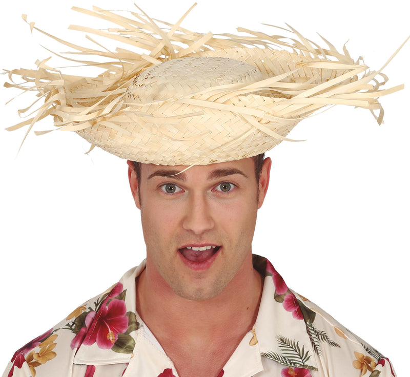 STRAW SCARECROW HAT