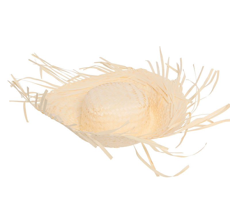 STRAW SCARECROW HAT