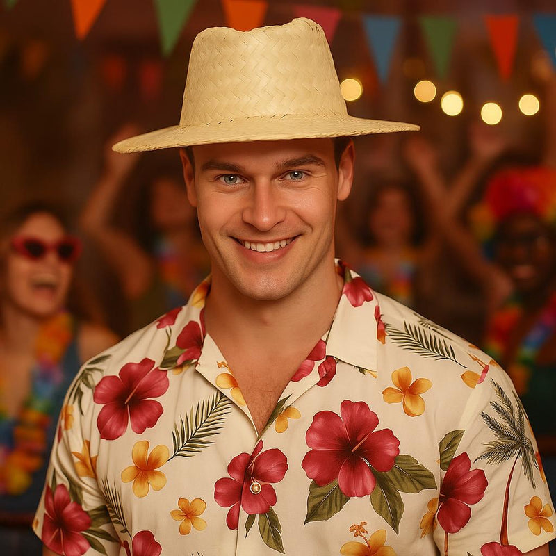 STRAW SUMMER HAT