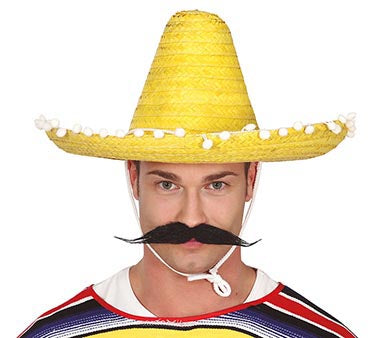 MEXICAN HAT STRAW 45 CM