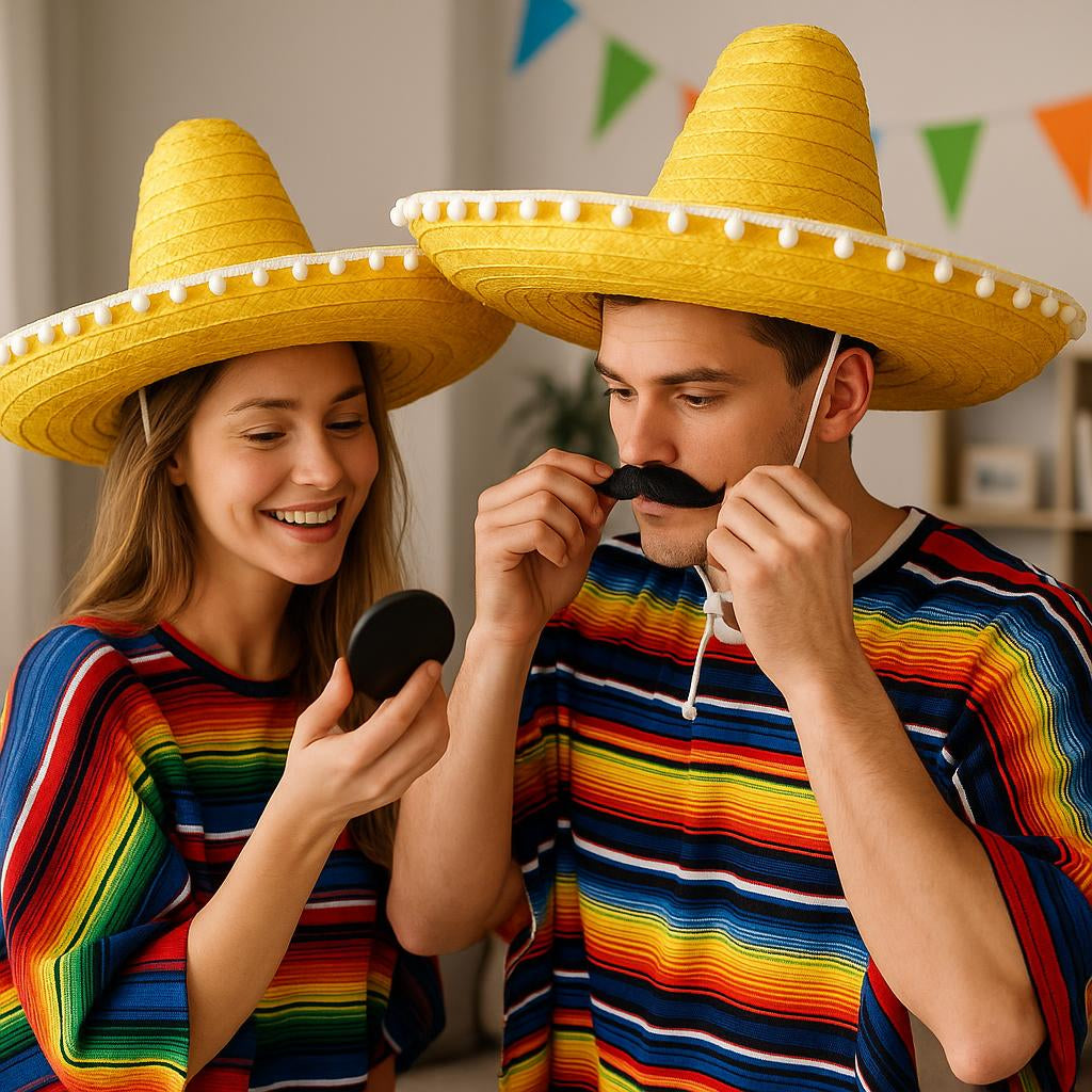 MEXICAN HAT STRAW 60 CM