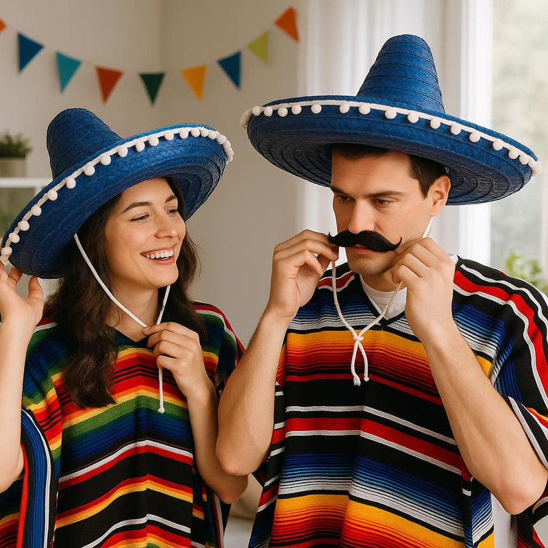 MEXICAN HAT STRAW 60 CM
