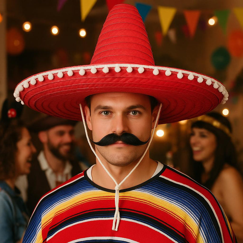 MEXICAN HAT STRAW 60 CM