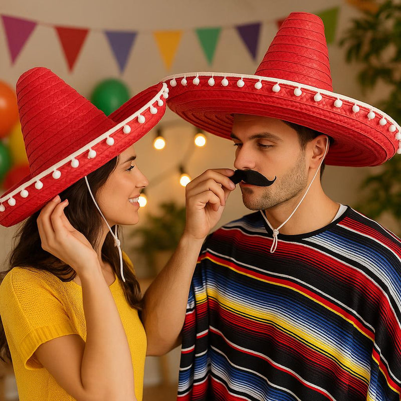 MEXICAN HAT STRAW 60 CM