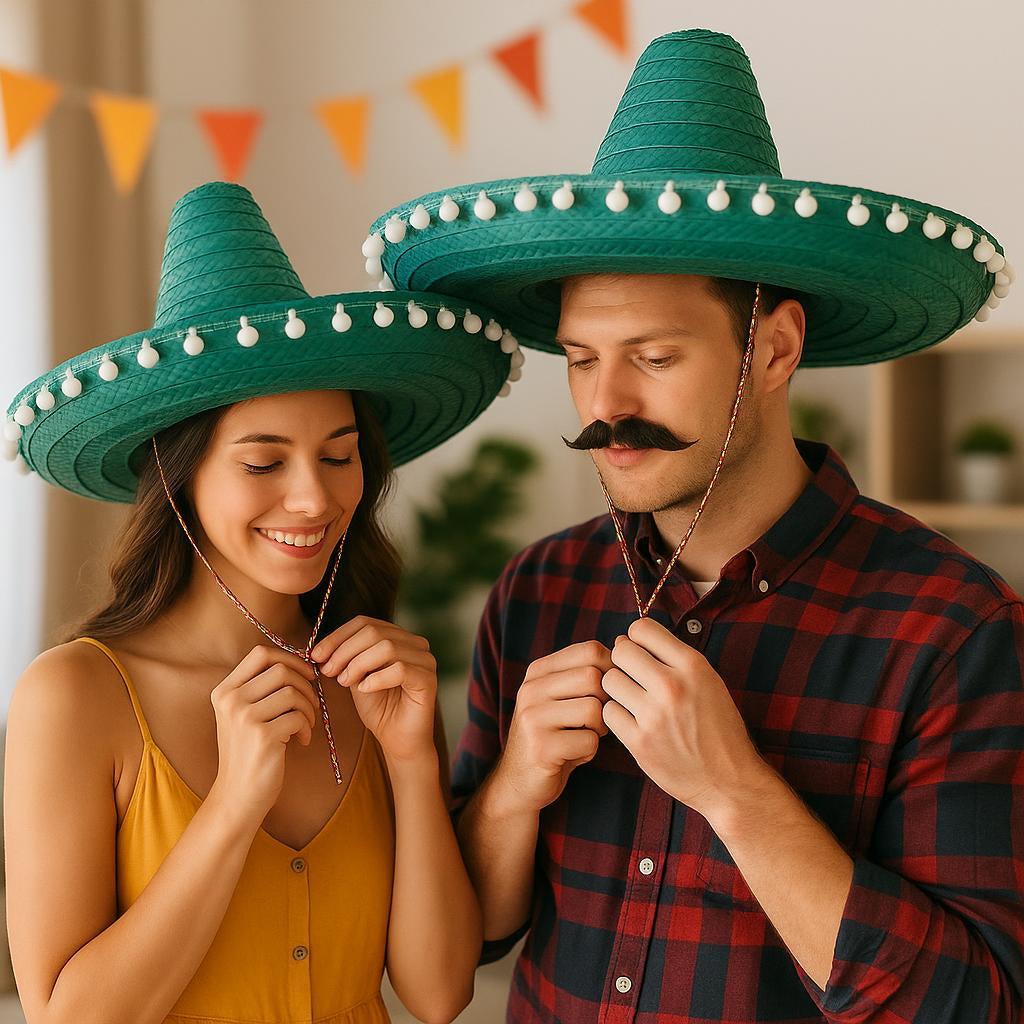 MEXICAN HAT STRAW 60 CM