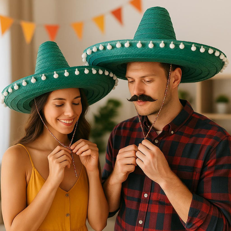 MEXICAN HAT STRAW 60 CM