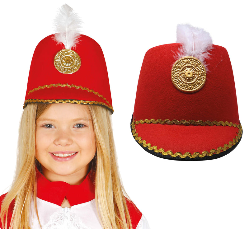RED MAJORETTE HAT