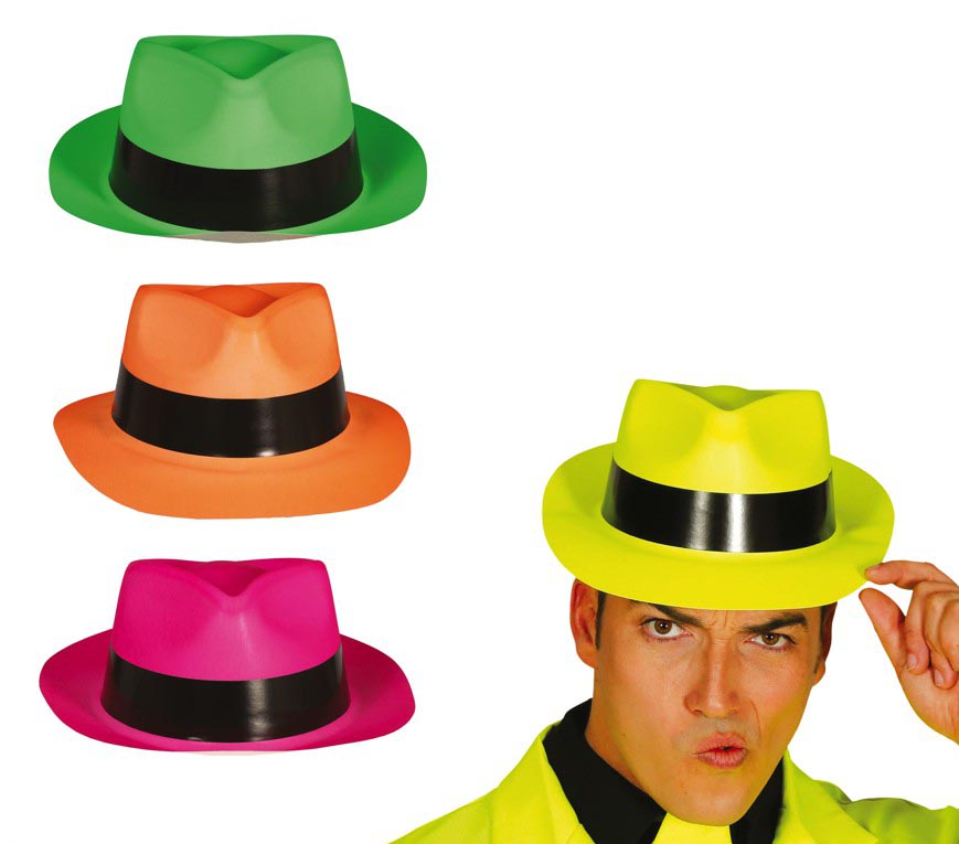 ASSORTED COLOURS PLASTIC GANGSTER PVC