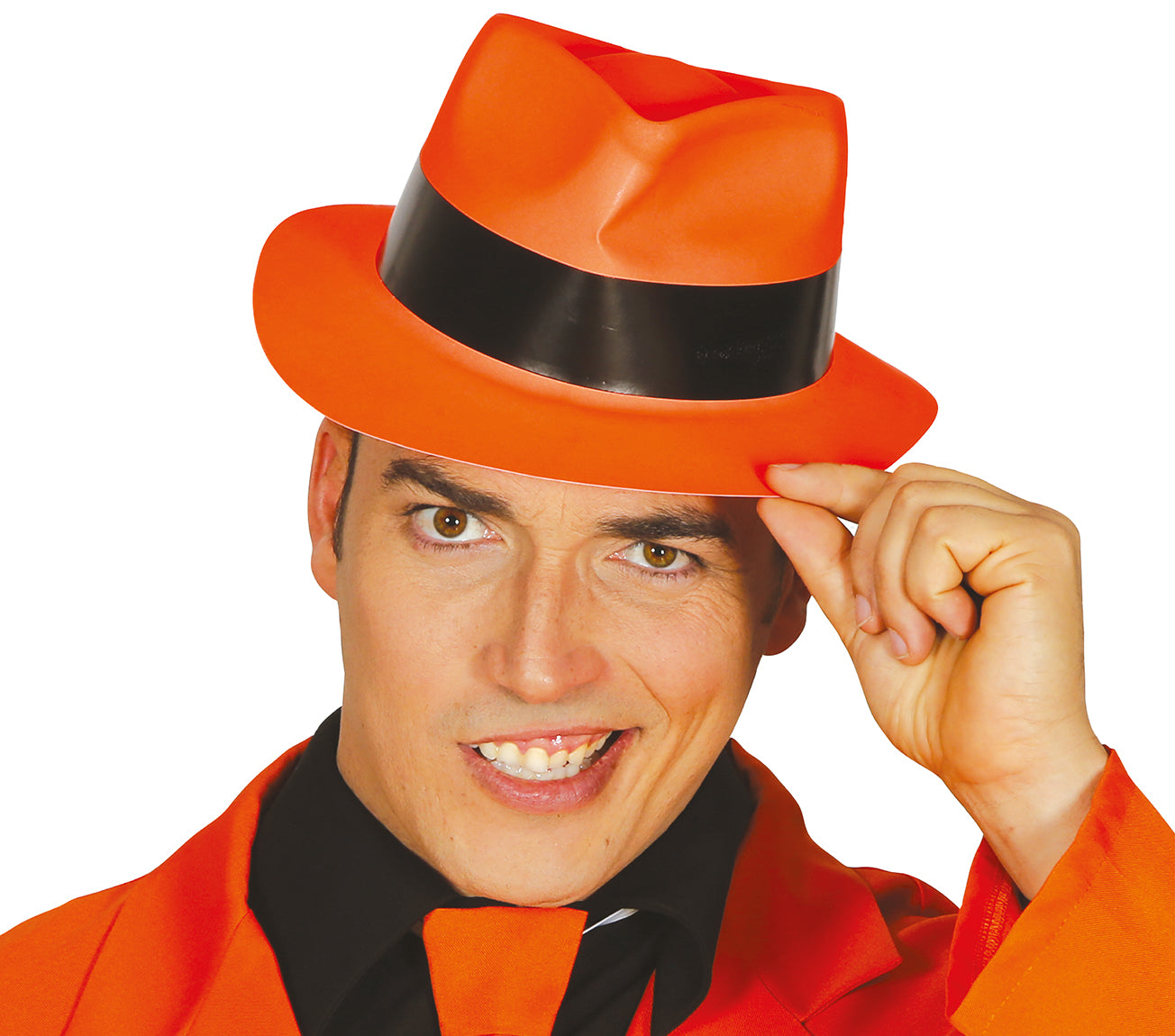 ASSORTED COLOURS PLASTIC GANGSTER PVC