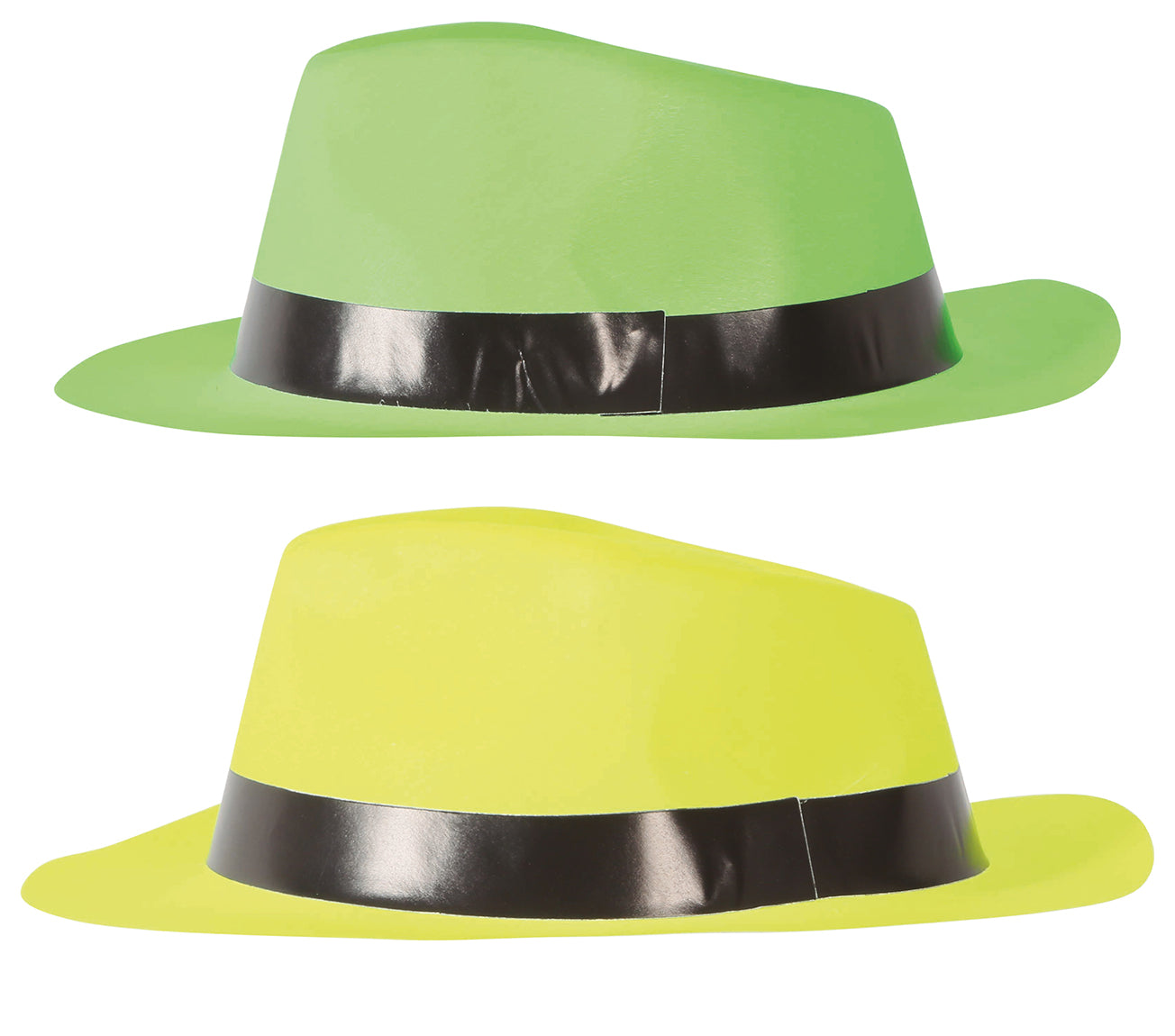 ASSORTED COLOURS PLASTIC GANGSTER PVC