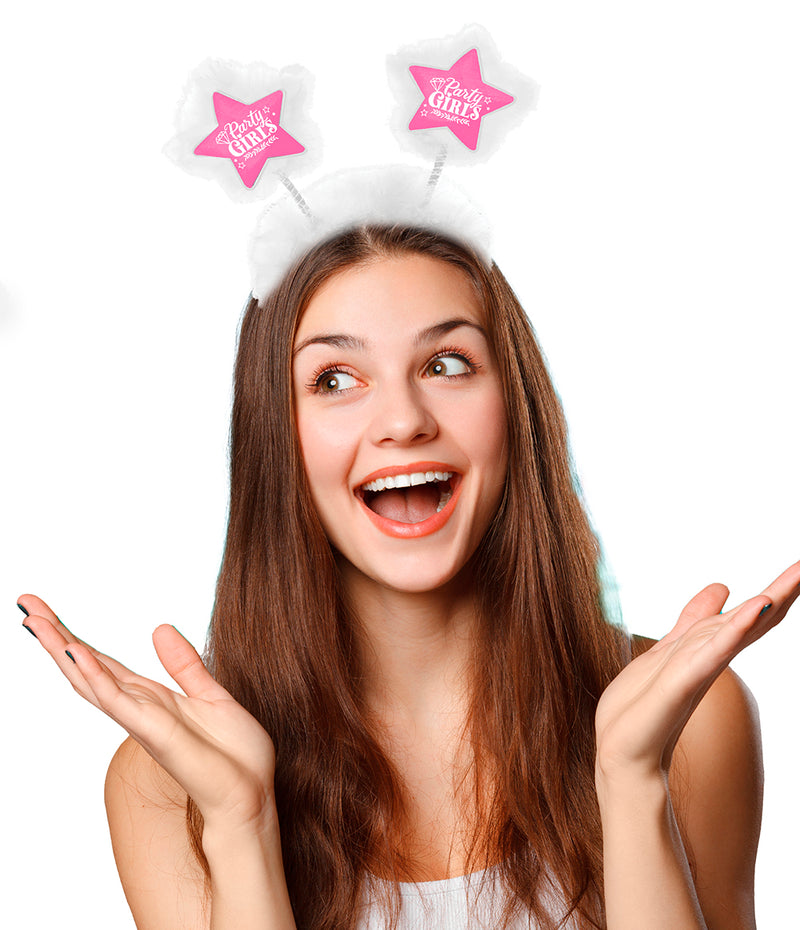 PARTY GIRLS HEADBAND WITH MARABOU