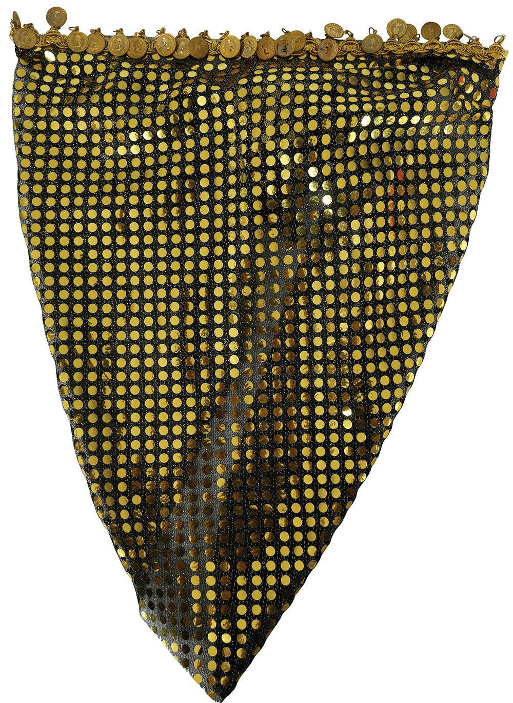 FORTUNE TELLER HEADSCARF WITH GOLD COINS, ADULTS