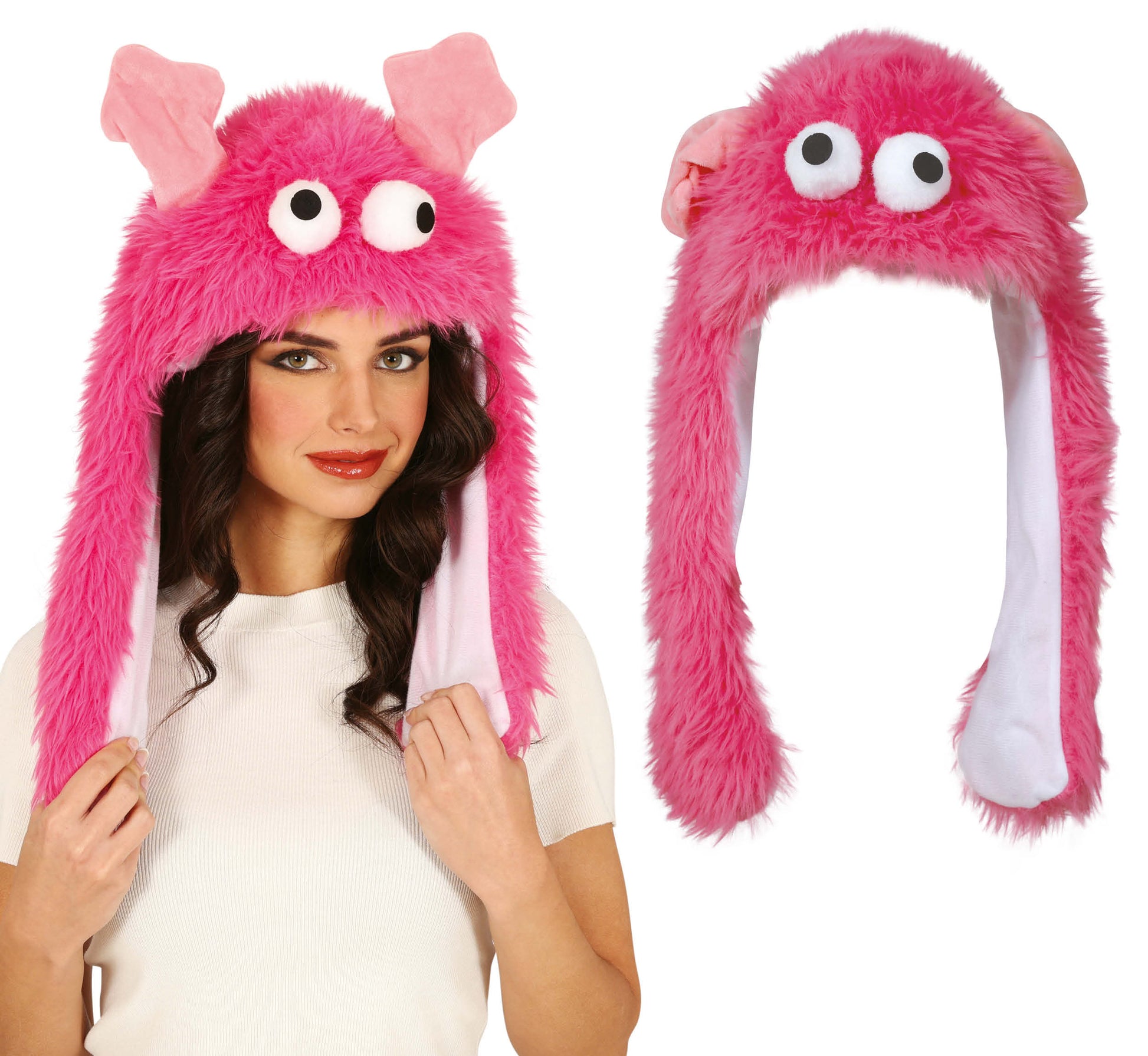 PINK MONSTER HAT, ADULTS