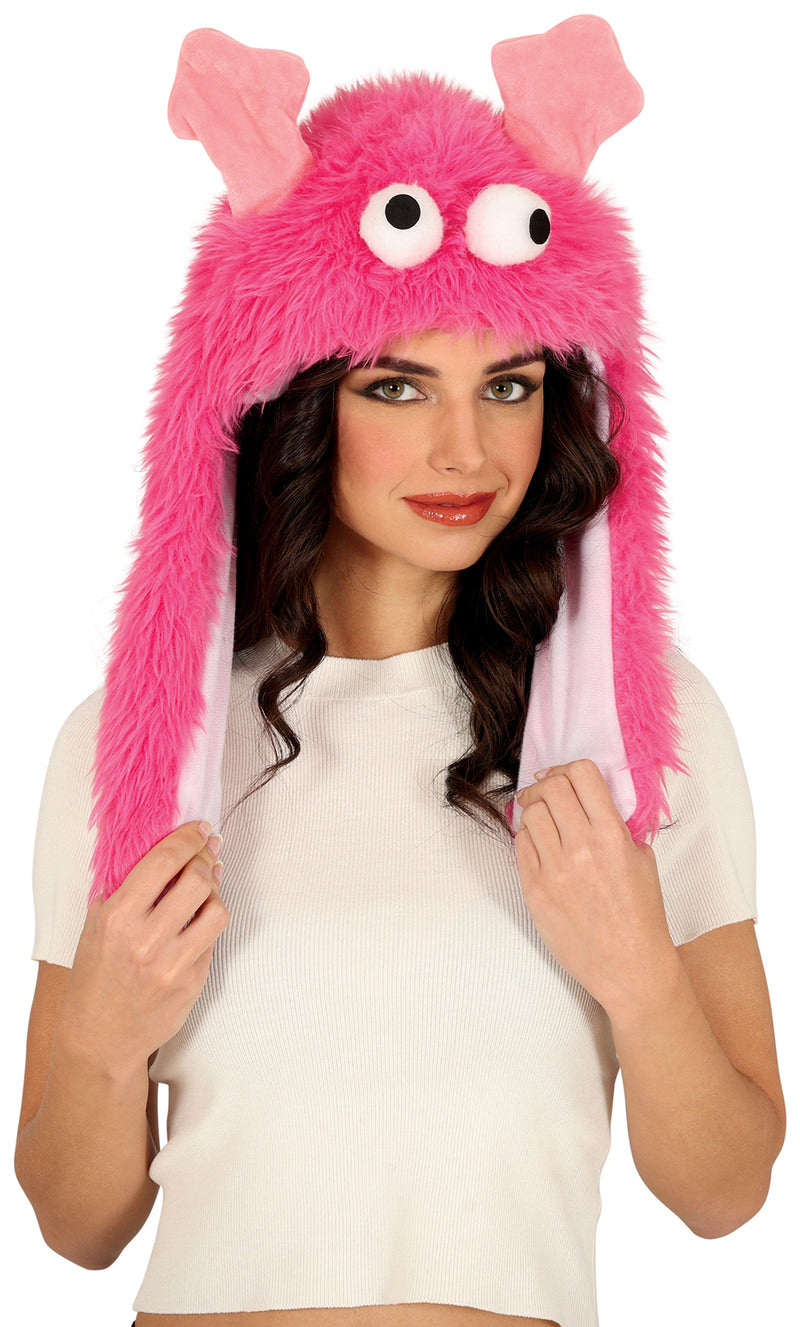 PINK MONSTER HAT, ADULTS
