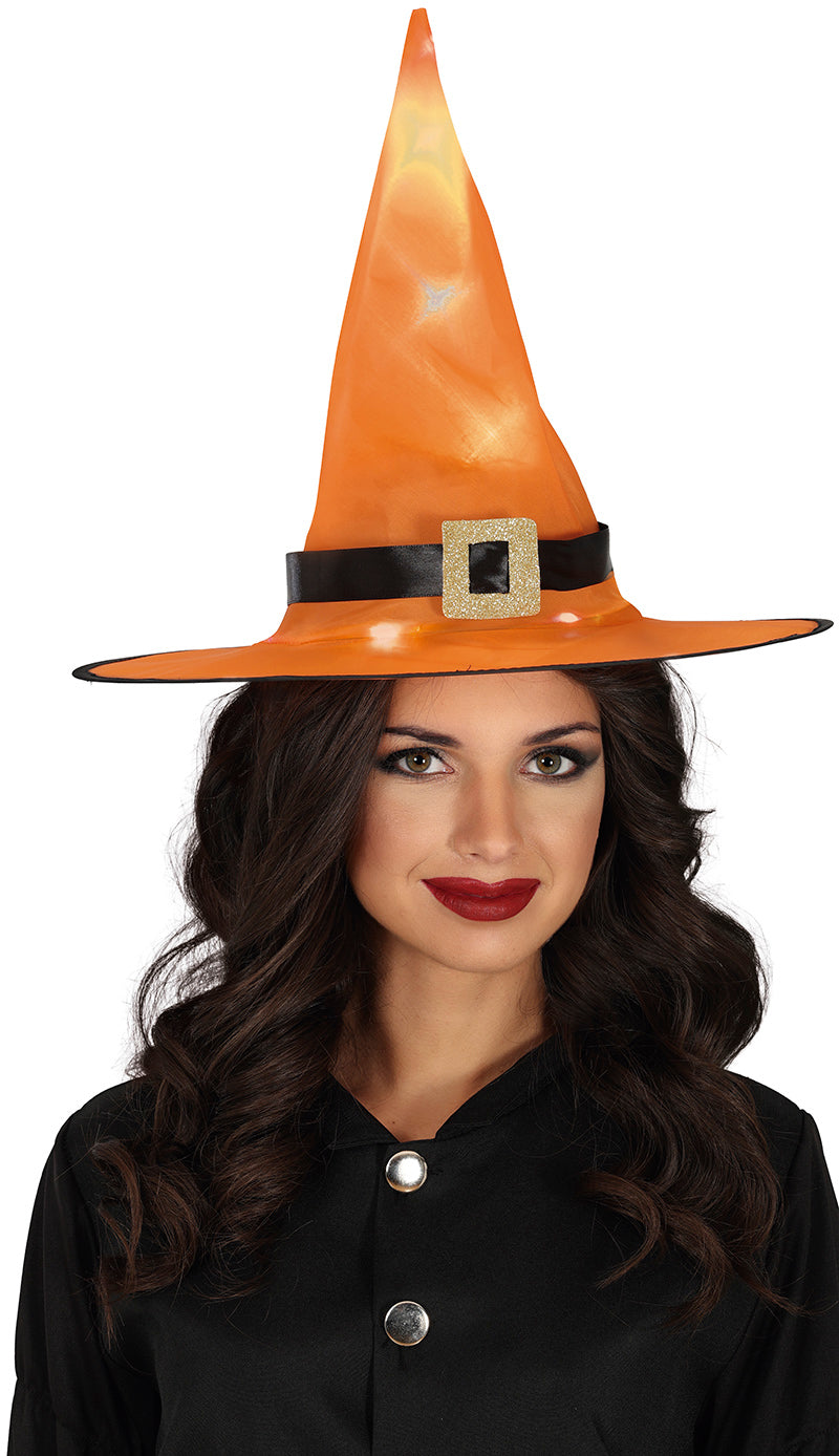 WITCH ASSORTED HATS WITH LIGHT