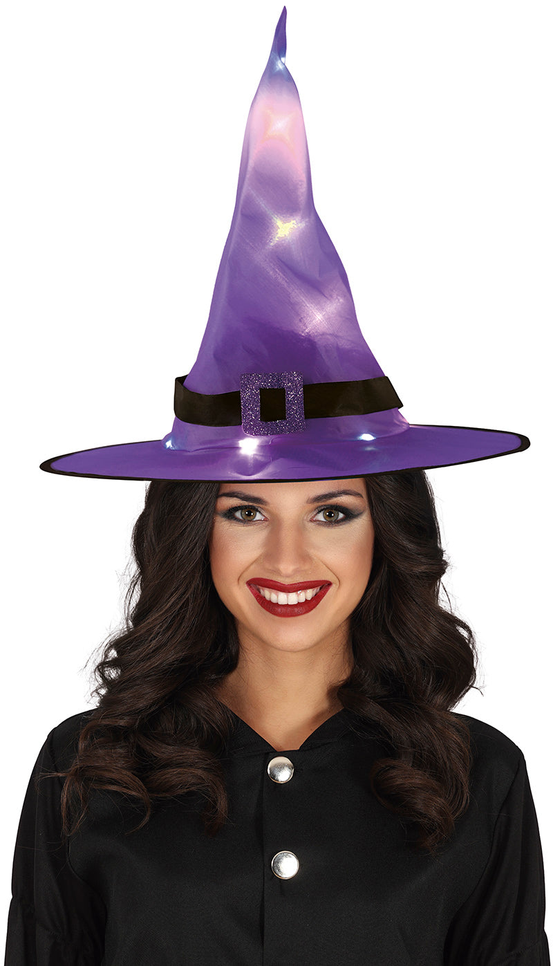 WITCH ASSORTED HATS WITH LIGHT