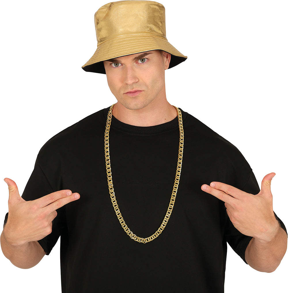 BUCKET HAT METALLIC GOLD, ADULTS