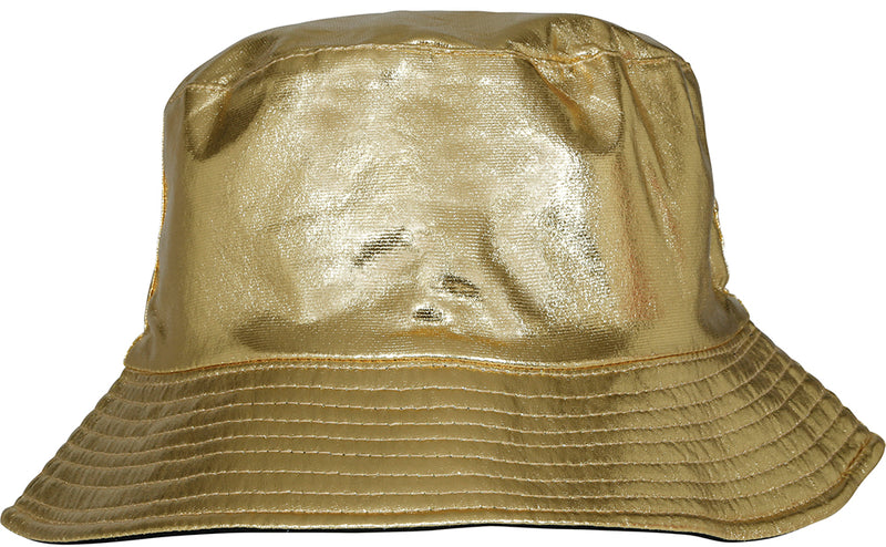 BUCKET HAT METALLIC GOLD, ADULTS
