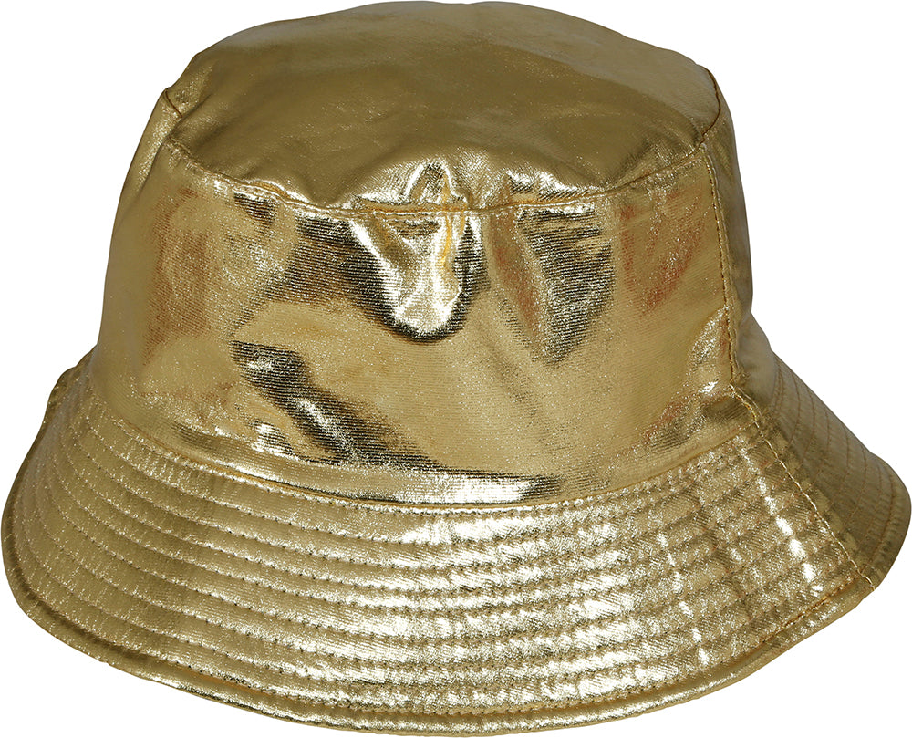 BUCKET HAT METALLIC GOLD, ADULTS