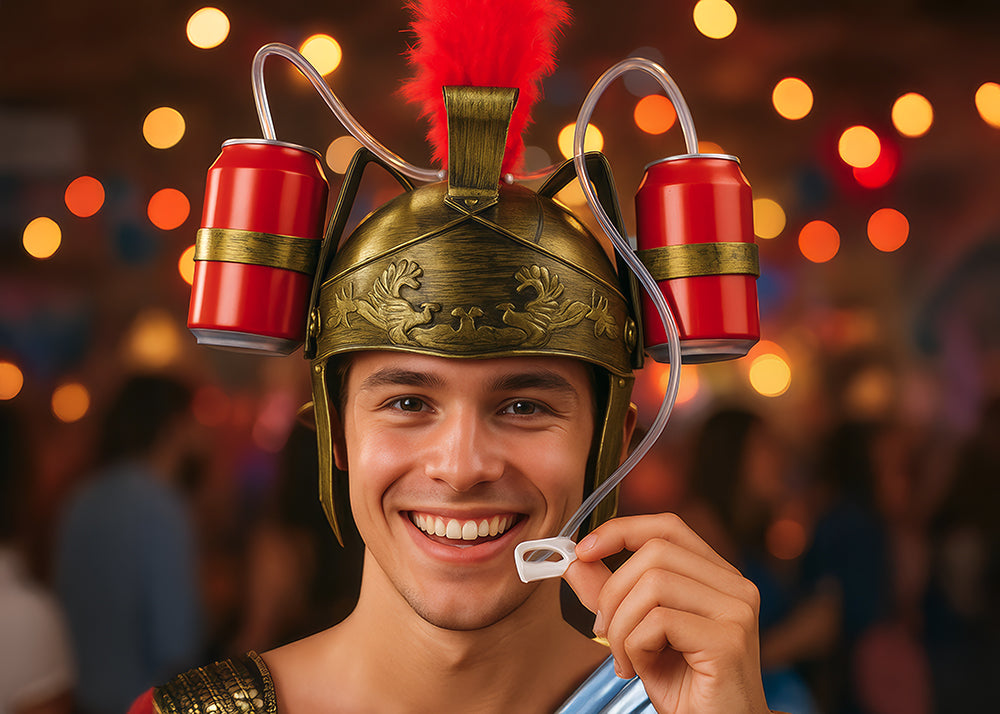 GLADIATOR HELMET BEER HOLDER