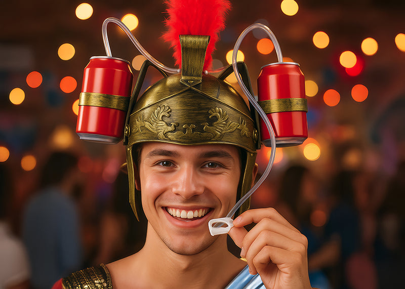 GLADIATOR HELMET BEER HOLDER