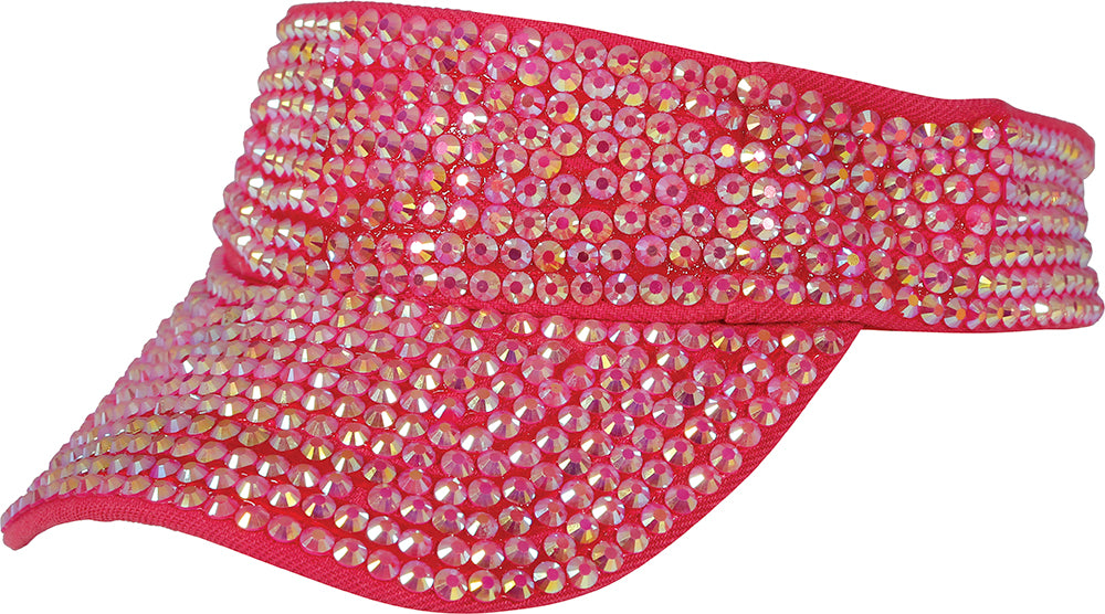 VISOR WITH RHINESTONES