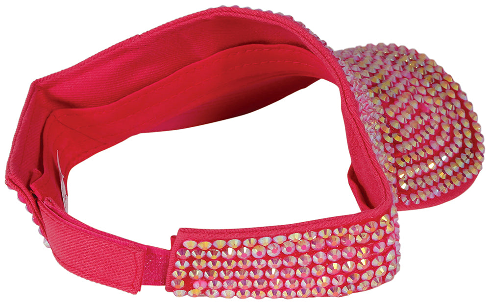 VISOR WITH RHINESTONES