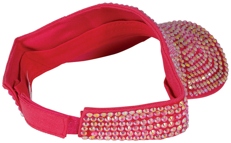 VISOR WITH RHINESTONES