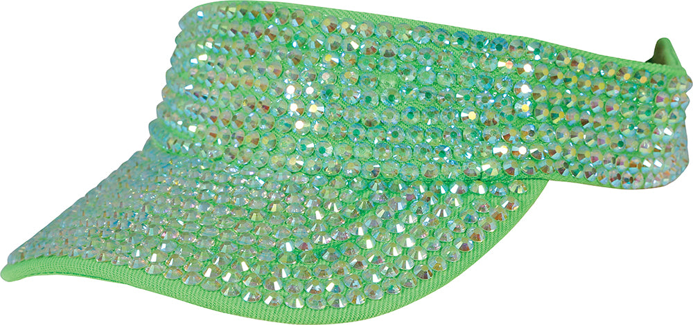 VISOR WITH RHINESTONES